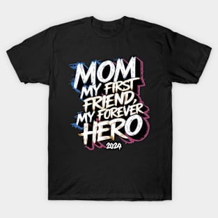 Urban Mom: Graffiti-Inspired Tribute Design T-Shirt